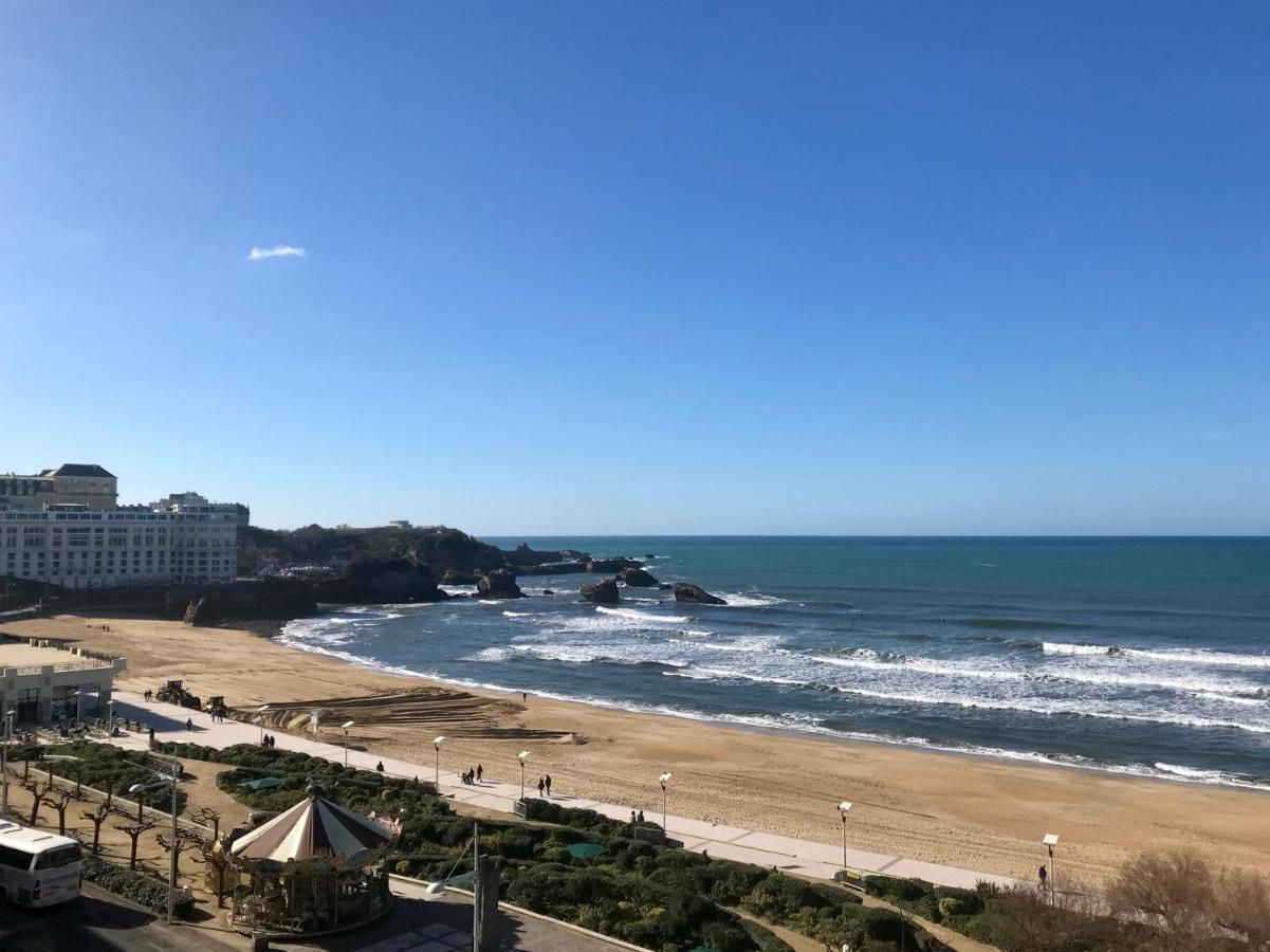 L'océan à perte de vue, la grande plage à vos pieds Biarritz Extérieur photo