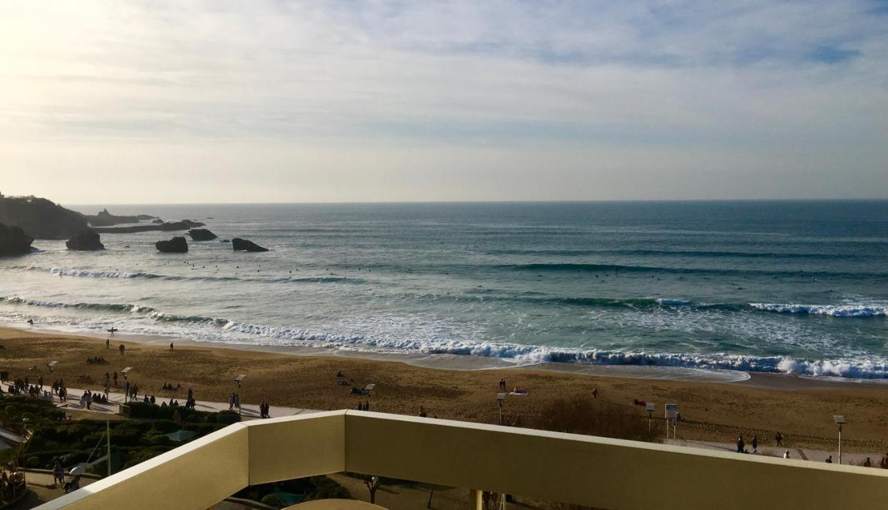 L'océan à perte de vue, la grande plage à vos pieds Biarritz Extérieur photo